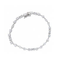 MULTISTONED SILVER BRACELET