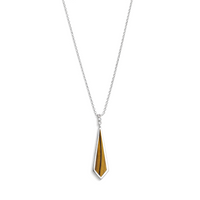 SWORD SHAPE MEN SILVER NECKLACE