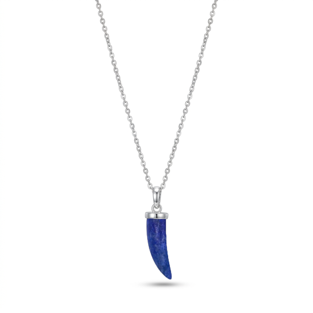 TINY CHROME REBEL MEN SILVER NECKLACE