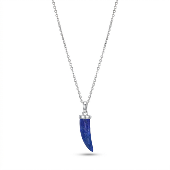 TINY CHROME REBEL MEN SILVER NECKLACE