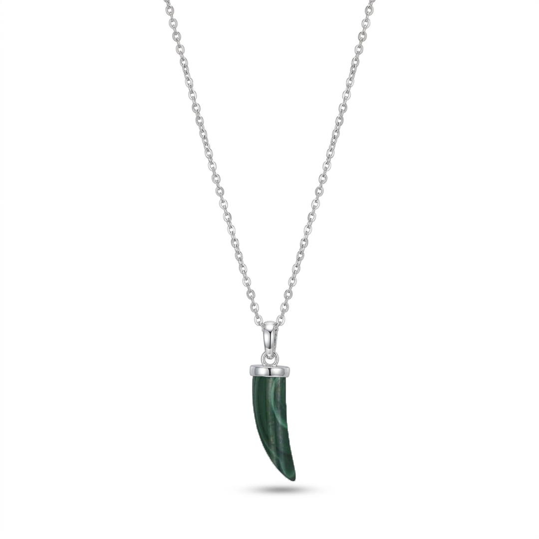 TINY CHROME REBEL MEN SILVER NECKLACE