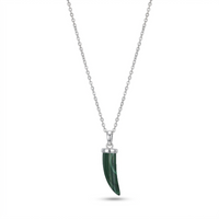 TINY CHROME REBEL MEN SILVER NECKLACE