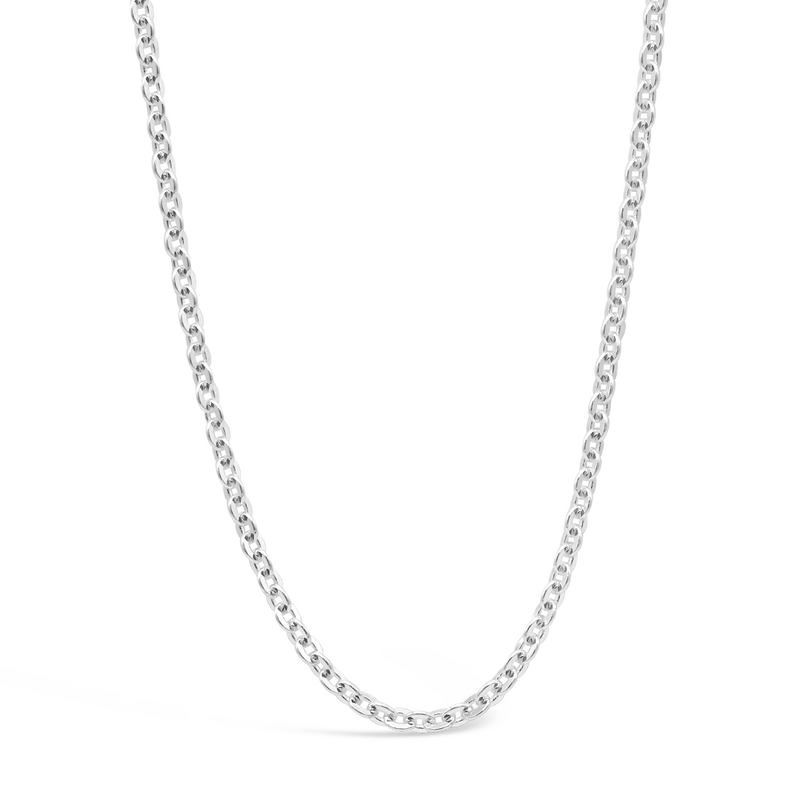 PERSONALIZIED CHAIN MEN SILVER NECKLACE