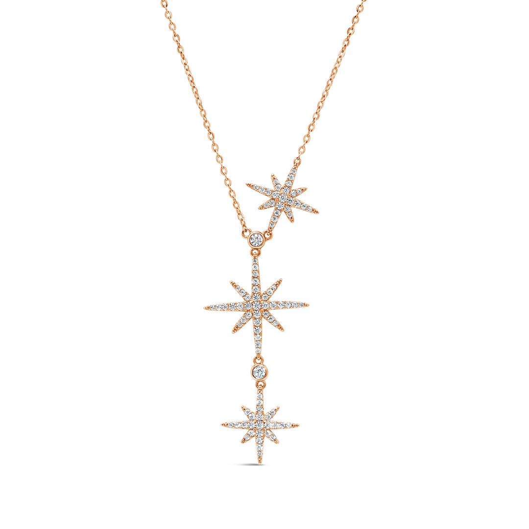 EASTERN STARS SILVER NECKLACE