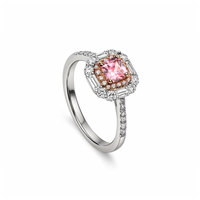 ELEGANT CUSHION-CUT SILVER RING